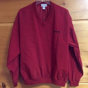 [Izod] vintage men’s pullover red golf jacket M